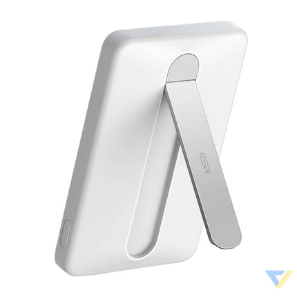 ESR Qi2 MagSlim 5000 mAh magnetic powerbank with stand (white) Powerbanks