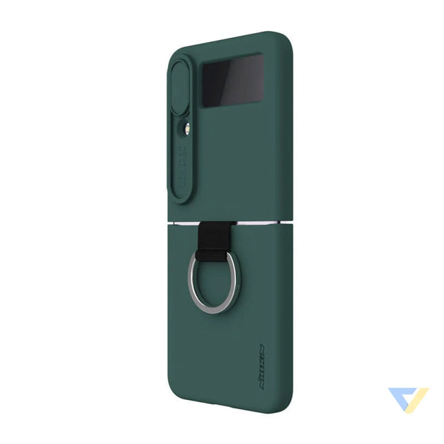 Etui Nillkin CamShield Silky Samsung Galaxy Z Flip 4 5G (zielony) Protective cases for smartphones