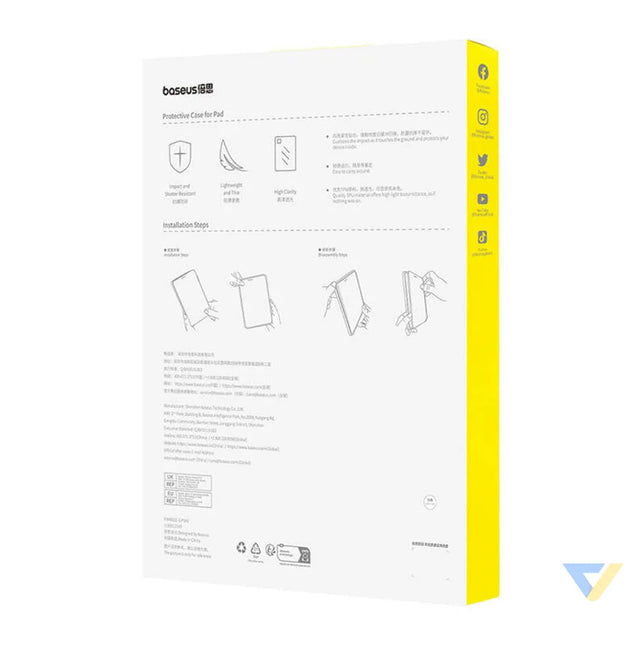 Etui ochronne baseus Simple Pad Air4/Air5 10.9’’/Pad Pro(2021/2022) 11’’ (przeźroczyste) Protective cases for tablets