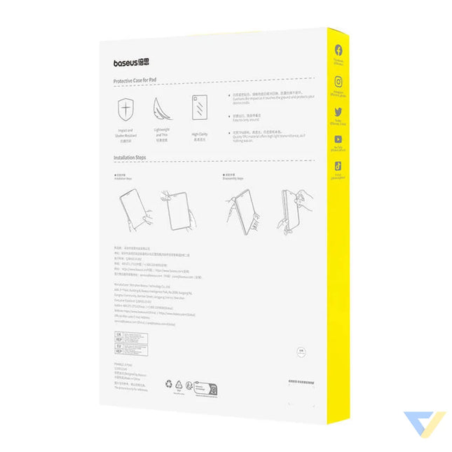 Etui ochronne Baseus Simple Pad Pro(2018/2020/2021/2022) 12.9’’ (przeźroczyste) Protective cases for tablets