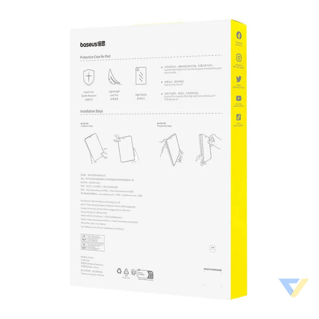 Etui ochronne Baseus Simple Pad Pro(2018/2020/2021/2022) 12.9’’ (przeźroczyste) Protective cases for tablets