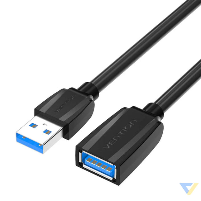 Extension Cable USB 3.0 male USB to female USB Vention VAS A45 B300 1m (Black) USB cables