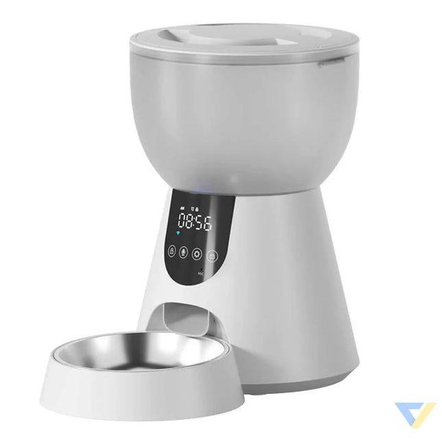 F17 LED automatic food dispenser + W8 Petwant drinker Bowls