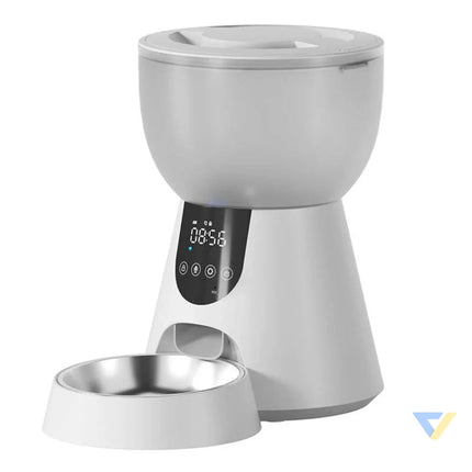 F17 LED automatic food dispenser + W8 Petwant drinker Bowls