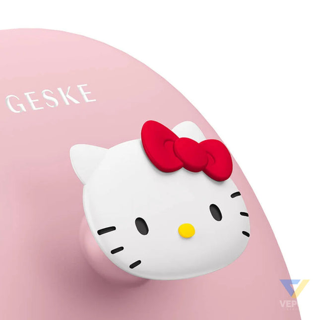 Facial Cleaning Brush 3in1 with handle Geske with APP (Hello Kitty pink) Face cleansing brushes