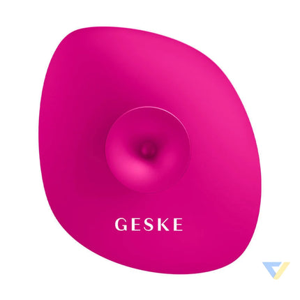 Facial Cleaning Brush 4in1 with Handle Geske with APP(magenta) Face cleansing brushes