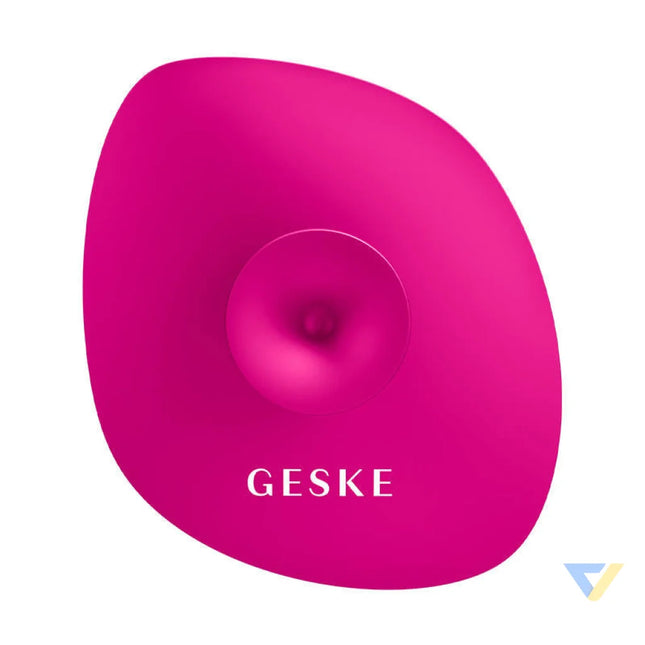 Facial Cleaning Brush 4in1 with Handle Geske with APP(magenta) Face cleansing brushes