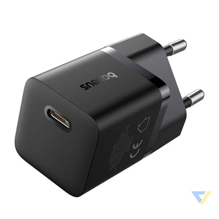 Fast Charger Baseus GaN5 mini 1C 25W (black) mains chargers
