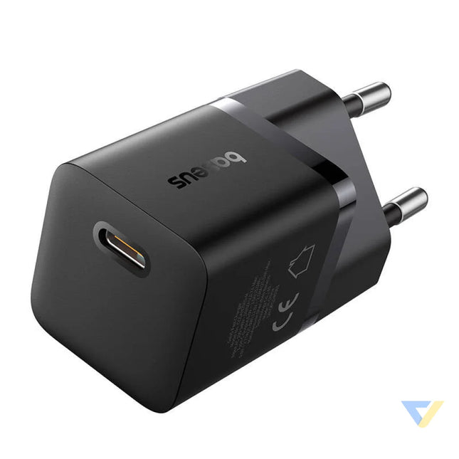 Fast Charger Baseus GaN5 mini 1C 25W (black) mains chargers