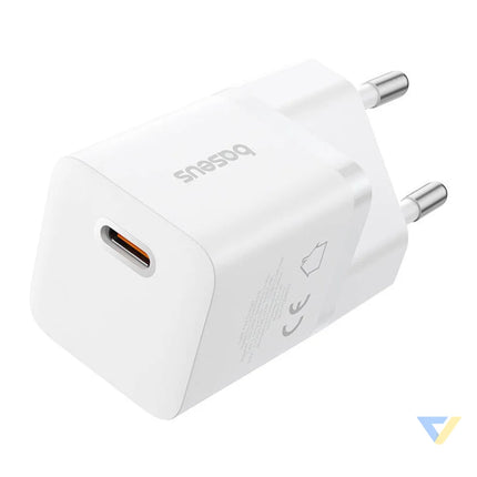 Fast Charger Baseus GaN5 mini 1C 25W (white) mains chargers
