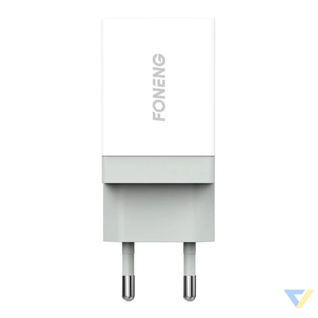 Fast charger Foneng 1x USB K210 10.5W + USB Type C cable 1m mains chargers