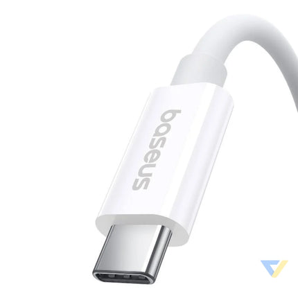 fast Charging Cable Baseus Superior 2 USB C to USB C 240W 1,8m (white) USB C to USB C