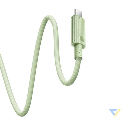 Fast Charging cable Baseus USB C to USB C Habitat Series 1m 100W (green) USB C to USB C