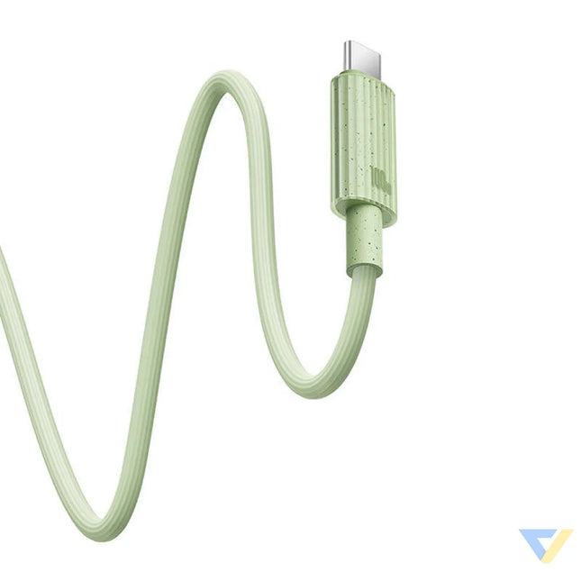 Fast Charging cable Baseus USB C to USB C Habitat Series 1m 100W (green) USB C to USB C