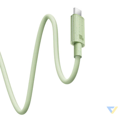 Fast Charging cable Baseus USB C to USB C Habitat Series 2m 100W (green) USB C to USB C