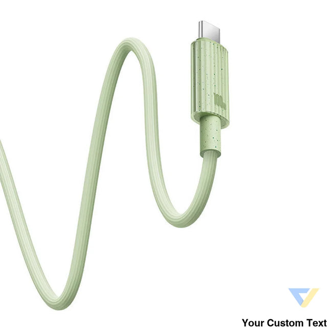 Fast Charging cable Baseus USB C to USB C Habitat Series 2m 100W (green) USB C to USB C