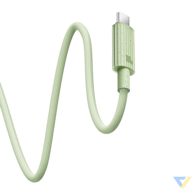 Fast Charging cable Baseus USB C to USB C Habitat Series 2m 100W (green) USB C to USB C