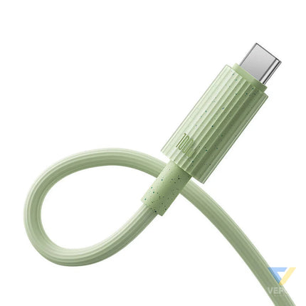 Fast Charging cable Baseus USB C to USB C Habitat Series 2m 100W (green) USB C to USB C
