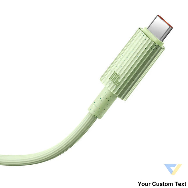 Fast Charging cable Baseus USB C to USB C Habitat Series 2m 100W (green) USB C to USB C