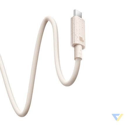 Fast Charging cable Baseus USB to USB C Habitat Series 2m 100W (pink) USB to USB C