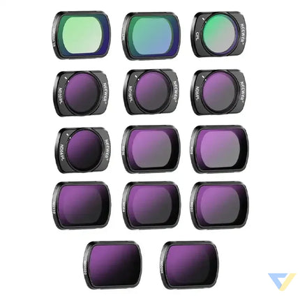 Filter kit for DJI Osmo Pocket 3 Neewer FL P10 (ND8~1000,LPR,MIST1/4,CPL,ND8/PL~ND64/PL For sports cameras