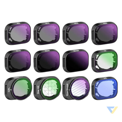 Filters set for DJI Mini 3 / Mini 3 Pro Neewer FL25 ND8/16/32/64/128/256/ND1000/UV/CPL/BSA/LPR/S Filters for drones
