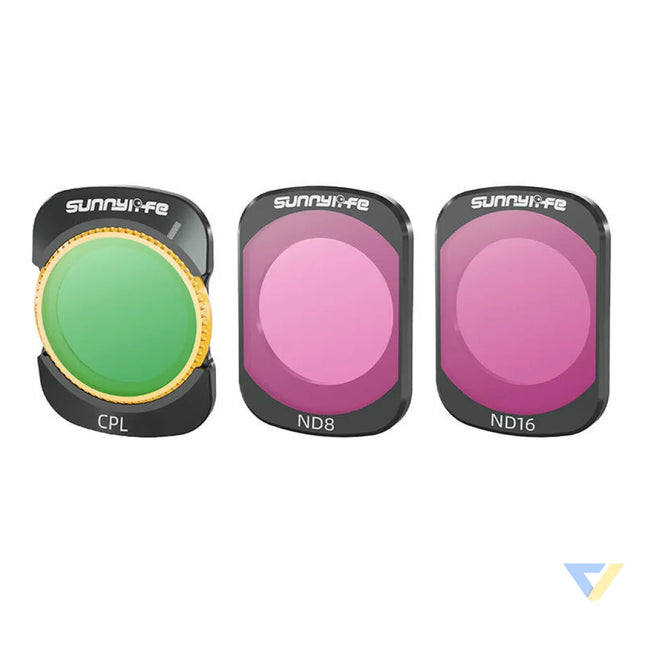 Filtry CPL ND8 ND16 Sunnylife do DJI Osmo Pocket 3 For sports cameras