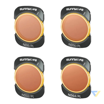 Filtry ND8/PL ND16/PL ND32/PL ND64/PL Sunnylife do DJI Osmo Pocket 3 For sports cameras