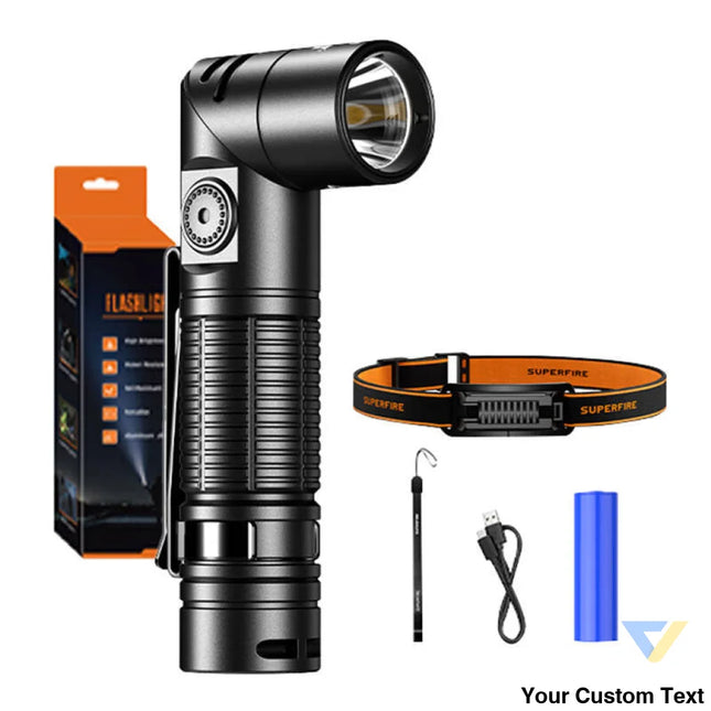 Flashlight Superfire G19 S – brightness adjustment Other