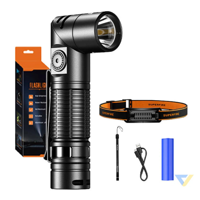Flashlight Superfire G19 S – brightness adjustment Other