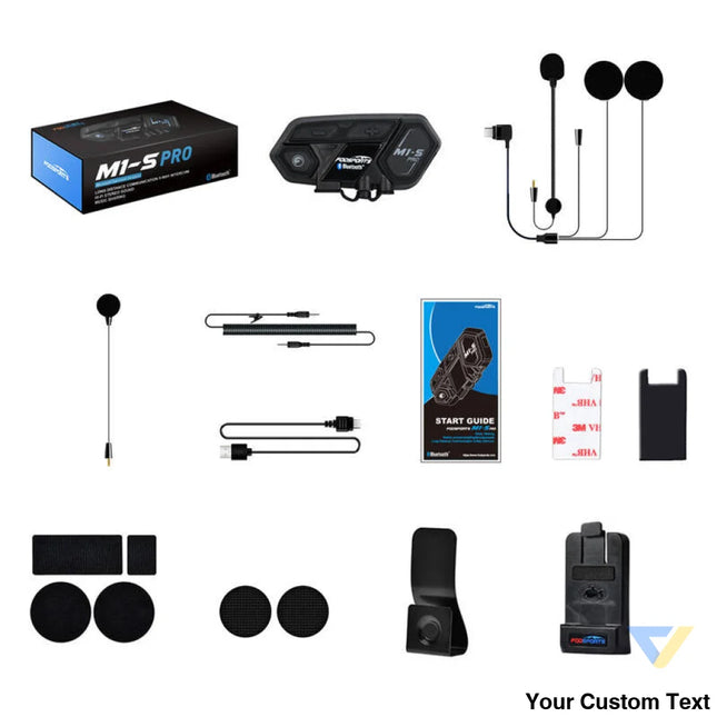 Fodsports M1 S Pro motorcycle intercom (black) Intercoms