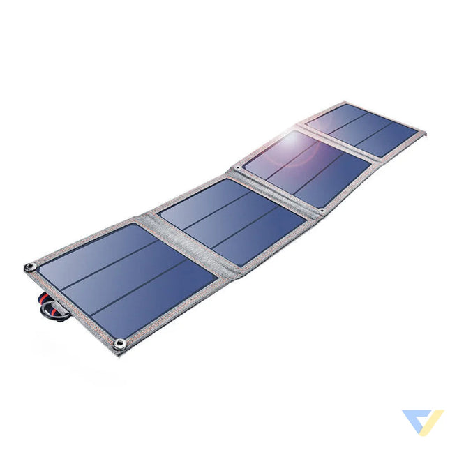 Foldable solar charger Choetech SC004 14W 1xUSB (grey) Photovoltaic panels