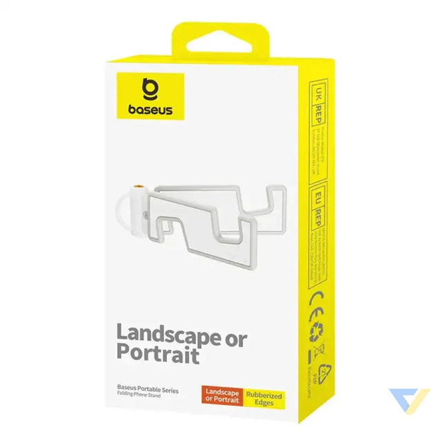 Folding Phone Stand Baseus (white) Straps mounts and holders