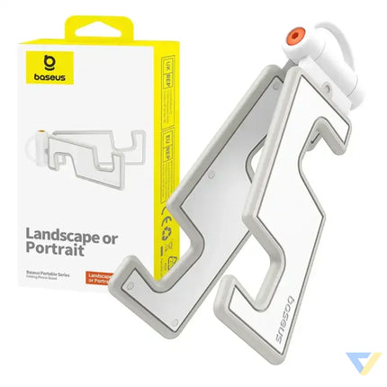 Folding Phone Stand Baseus (white) Straps mounts and holders