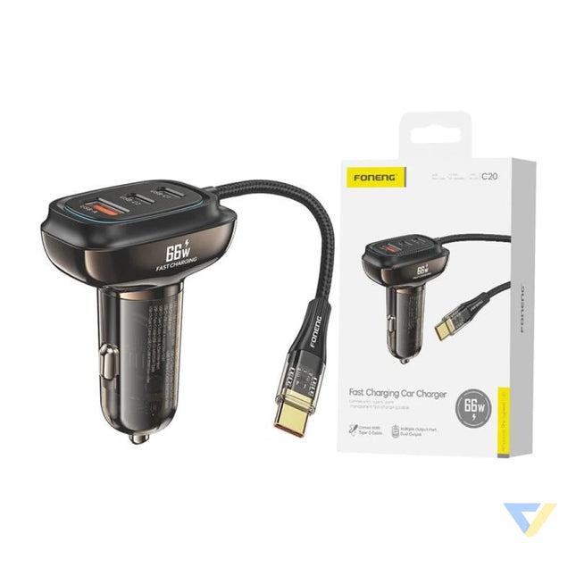 Foneng C20 A + C + C 66W car charger 3 ports Car chargers