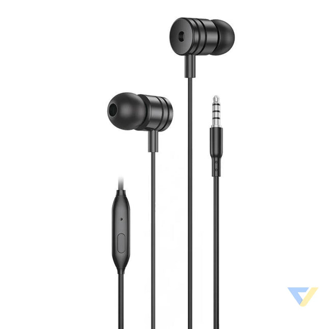 Foneng EP200 wired in ear headphones mini jack (black) Wired