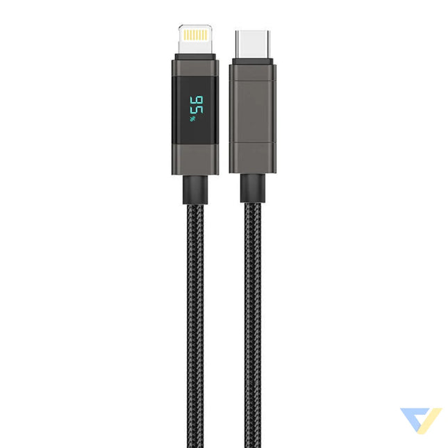 Foneng XS05 PD27W USB C to Lightning cable 1.2m (black) USB C to Lightning