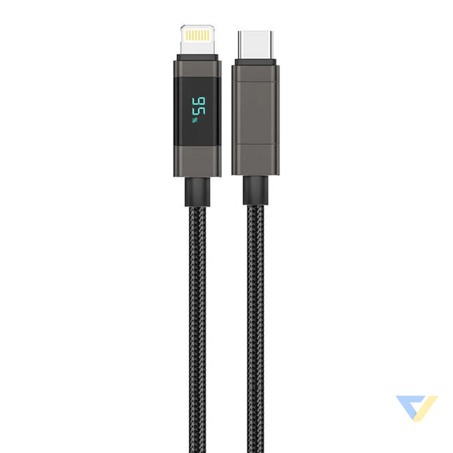 Foneng XS05 PD27W USB C to Lightning cable 1.2m (black) USB C to Lightning