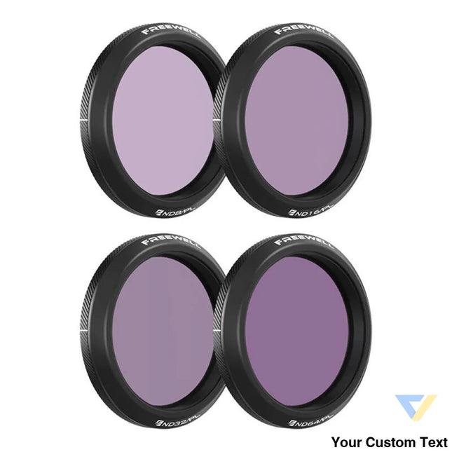 Freewell set of 4 ND/PL filters for DJI Osmo Action 5 Pro Filters for drones