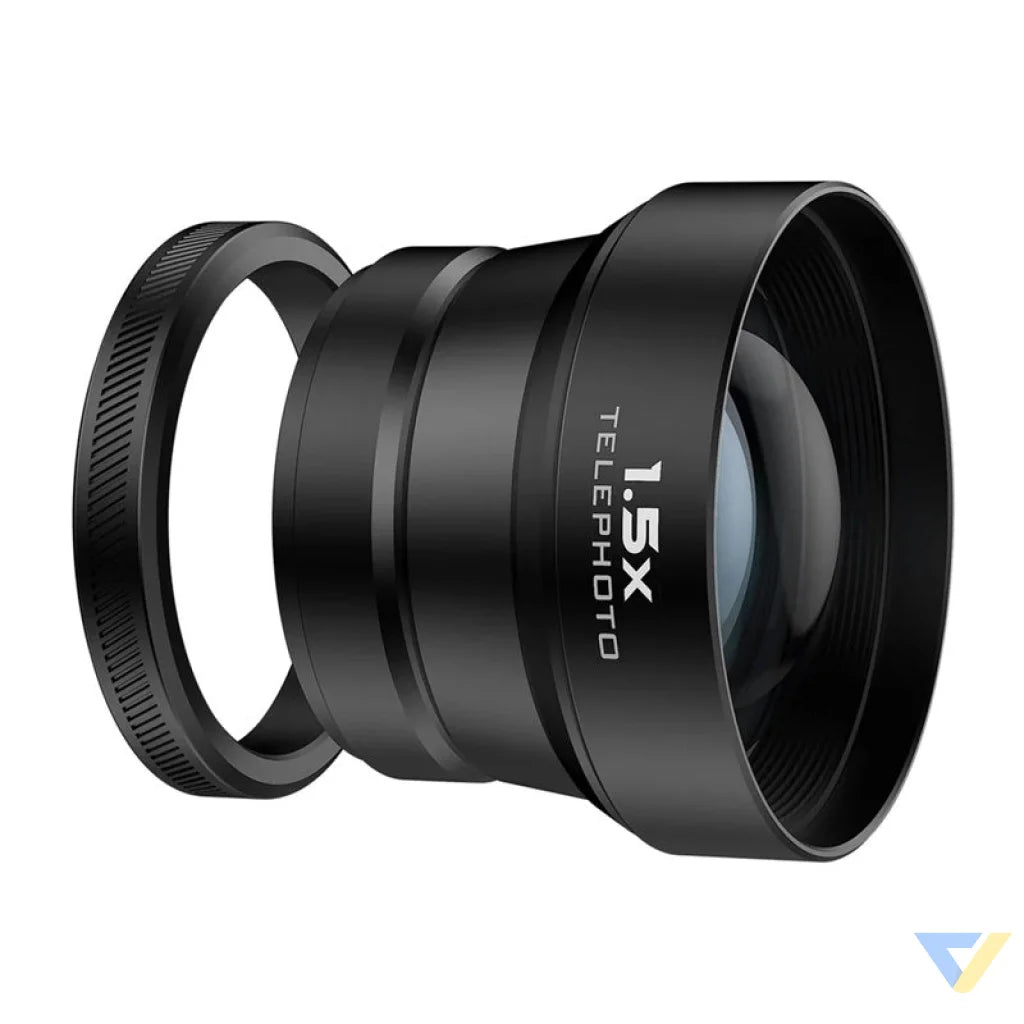 Freewell telephoto lens for FUJI X1000VI/X100V 1.5x (black) For cameras and camcorders