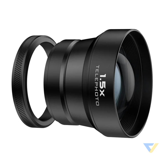 Freewell telephoto lens for FUJI X1000VI/X100V 1.5x (black) For cameras and camcorders