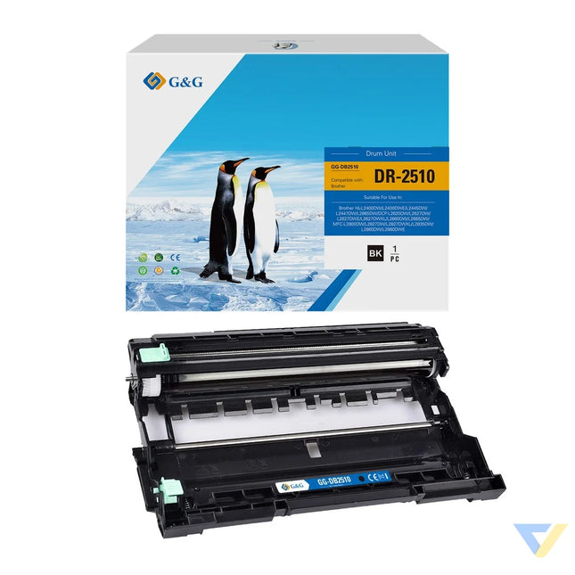 G&G Compatible Brother DR-2510 Drum Unit Mono-0