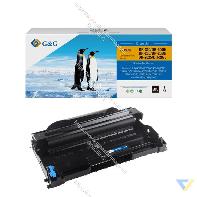G&G Compatible Brother DR-350/DR-2000/DR-20J/DR-2050/DR-2025/DR-2075 Drum Unit Mono-0
