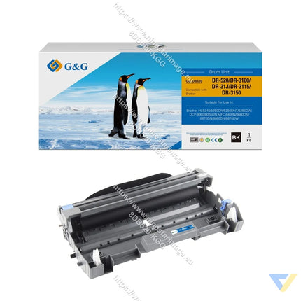 G&G Compatible Brother DR-620/DR-520/DR-3200/DR-3100/DR-41J/DJ-31J/DR-3115/DR-3215 Drum Unit Mono-0