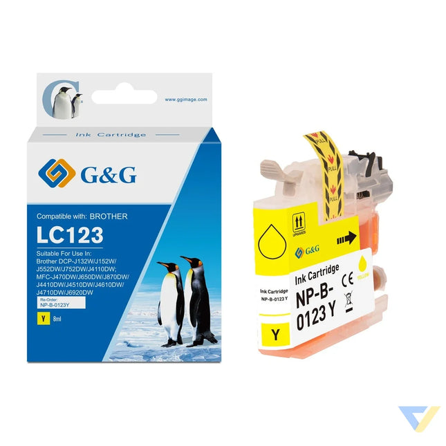 G&G Compatible Brother LC123Y Ink Y-0