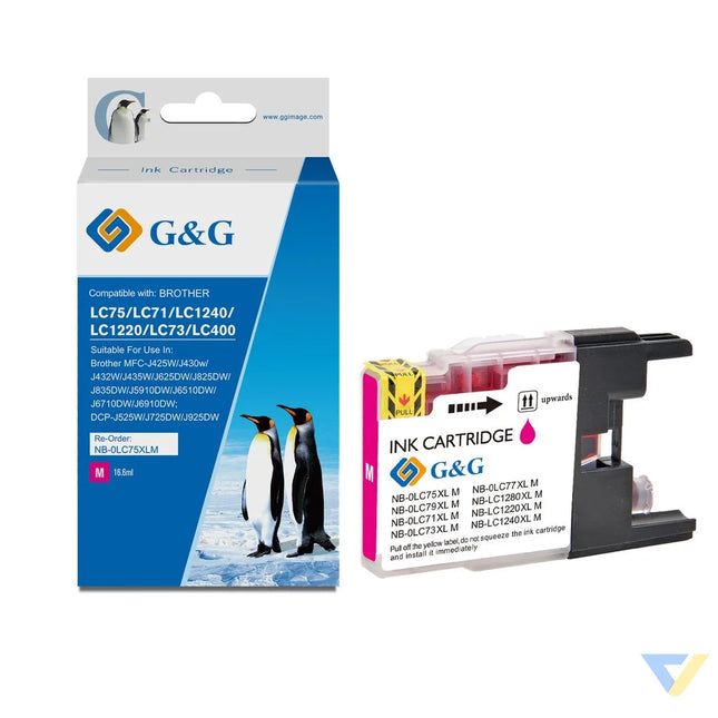 G&G Compatible Brother LC1240/LC1240M Ink M-0