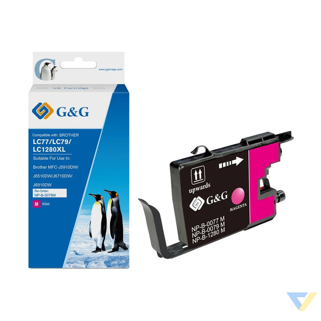 G&G Compatible Brother LC1240/LC1280M Ink M-0