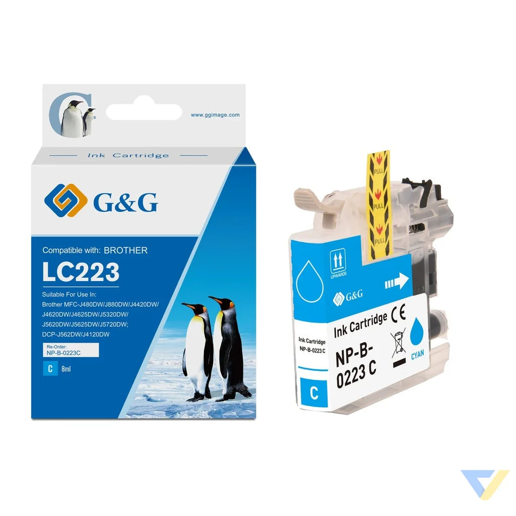 G&G Compatible Brother LC223C Ink C-0