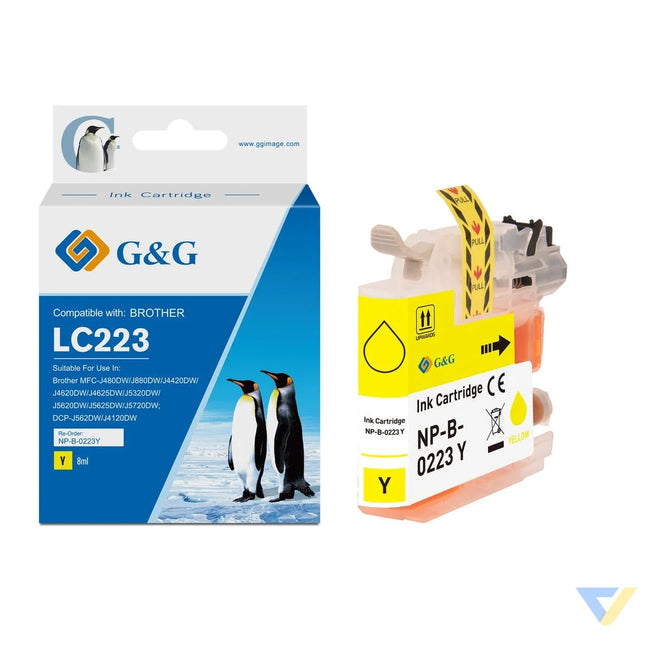 G&G Compatible Brother LC223Y Ink Y-0