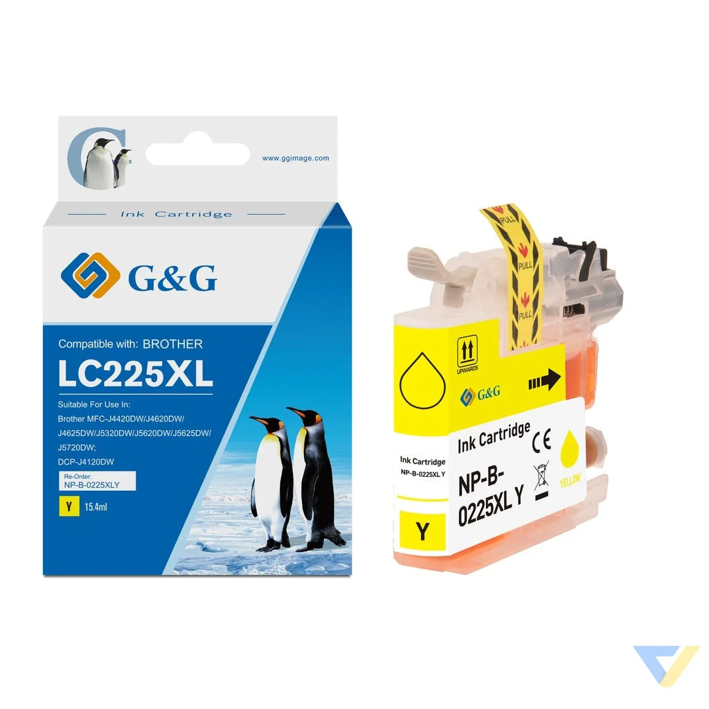 G&G Compatible Brother LC225XLY Ink Y-0